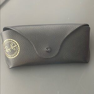 Ray-Ban Black Leather Sunglasses Case